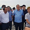 Phó Thủ tướng Lê Văn Thành khảo sát vị trí thực hiện cao tốc Châu Đốc – Cần Thơ – Sóc Trăng